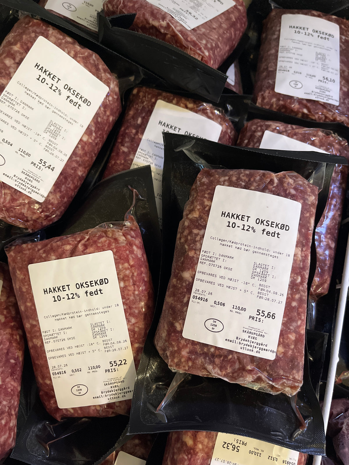 Hakket oksekød 5 kg